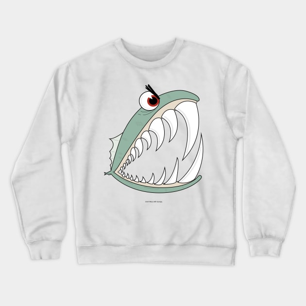 George the Fish Crewneck Sweatshirt by Art by Big Al